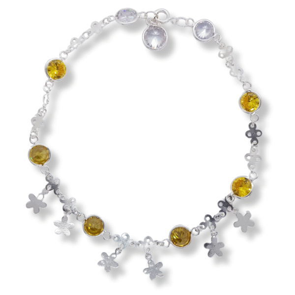Tobillera Circon