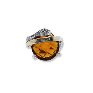 Anillo plata oro