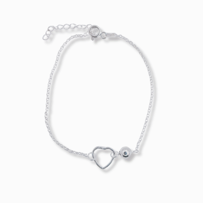 Pulsera plata fina