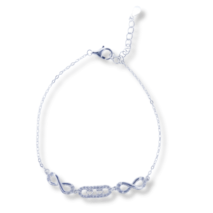Pulsera infinito corazon