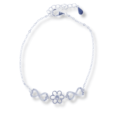 Pulsera flor infinito