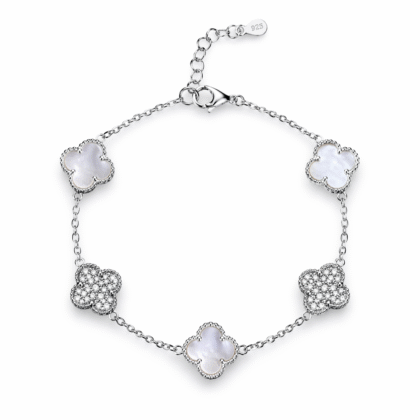 Pulsera Trebol Nacar