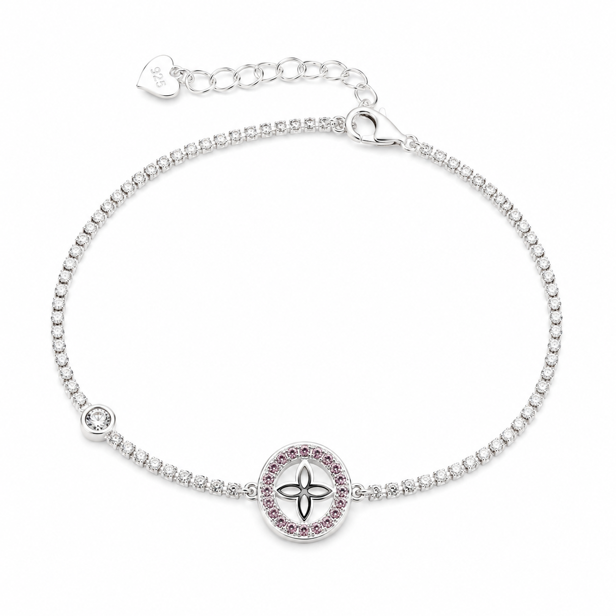 Pulsera Tenis Nudo de Bruja