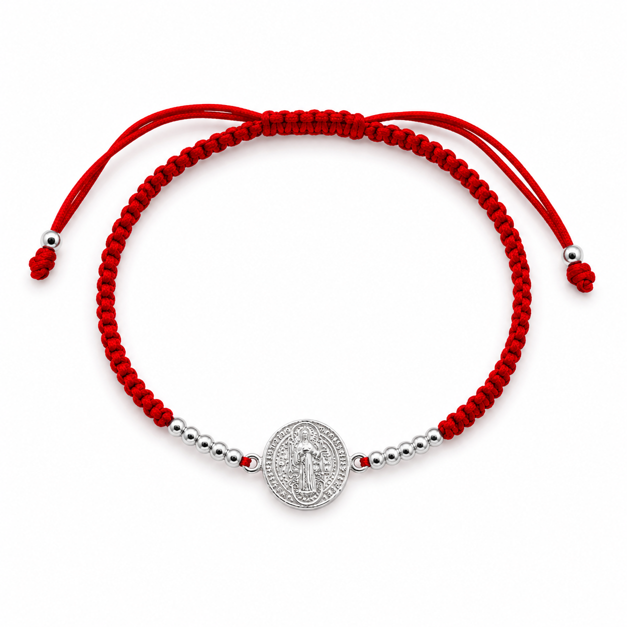 Pulseras hilo Plata San Benito
