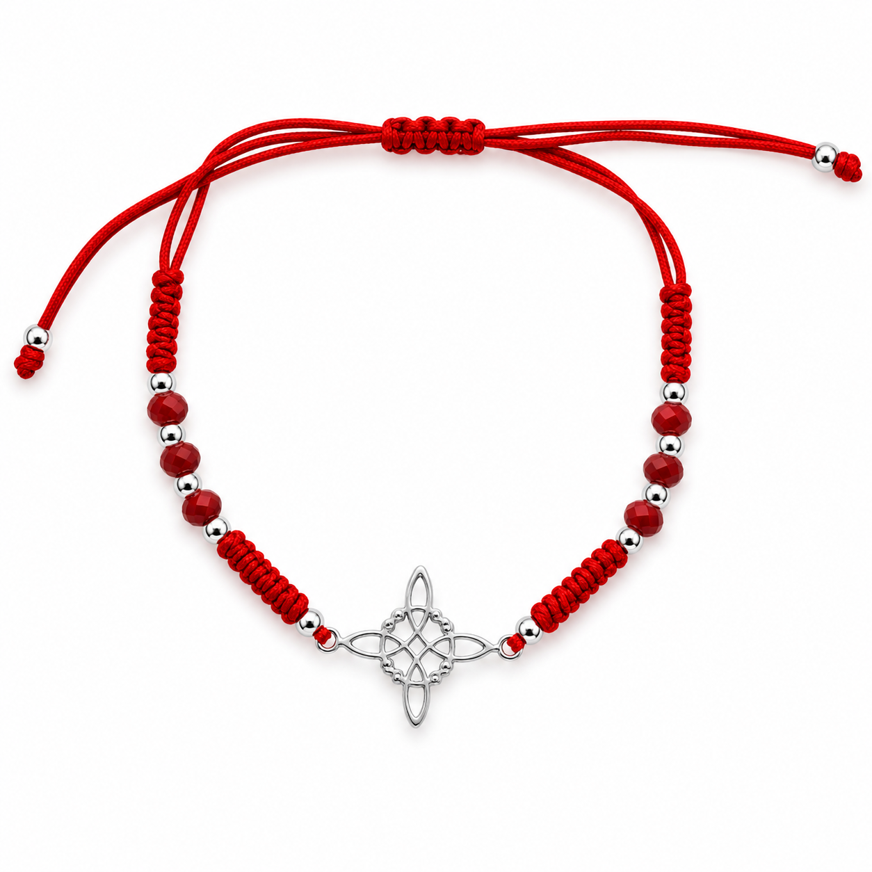 Pulseras hilo Plata Ojo de Bruja
