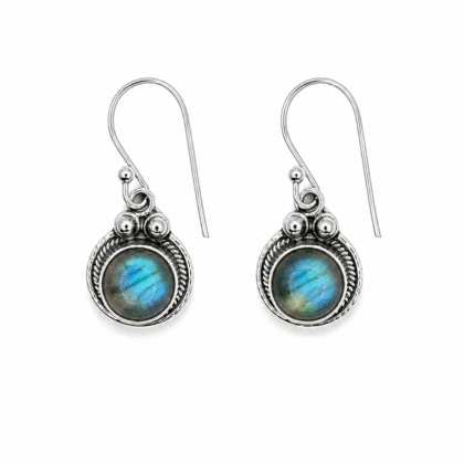Aros Colgantes Piedra Natural