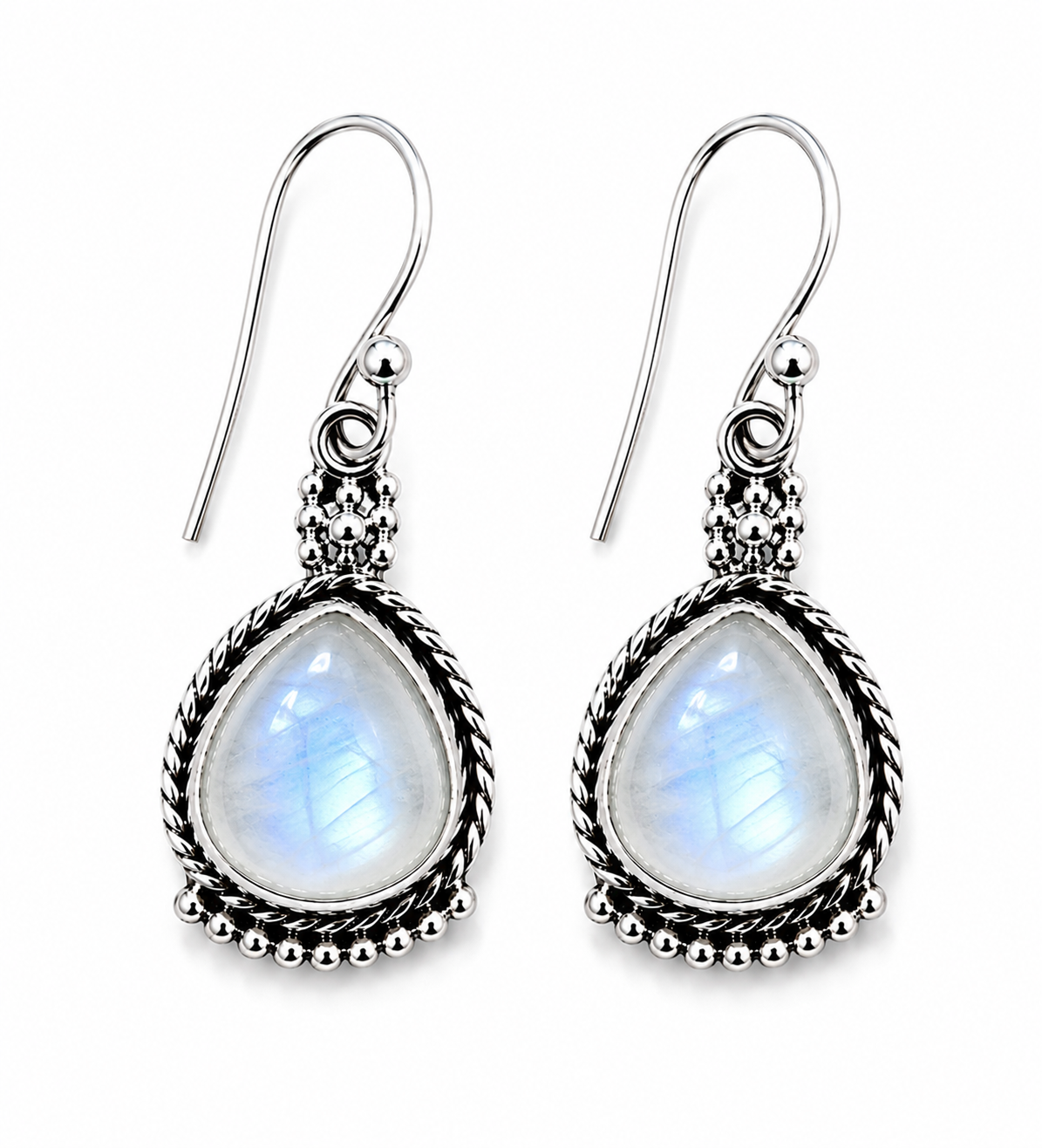 Aros Colgantes Piedra Natural