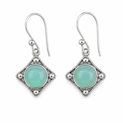 Aros Colgantes Piedra Natural