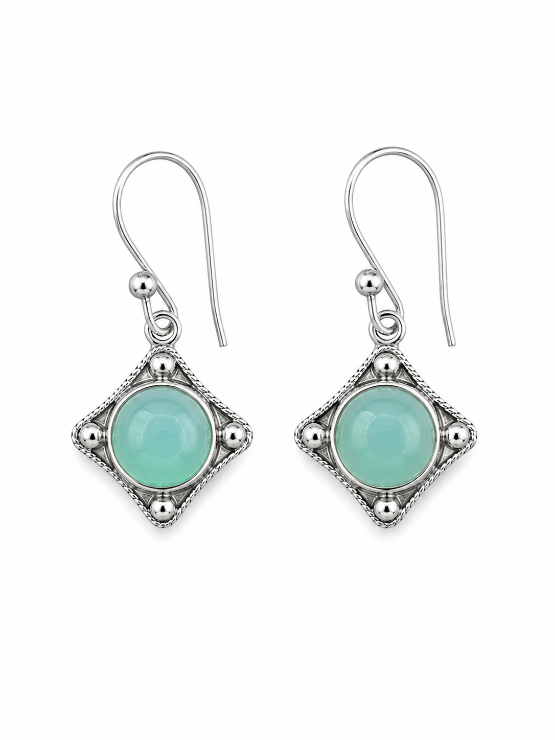 Aros Colgantes Piedra Natural