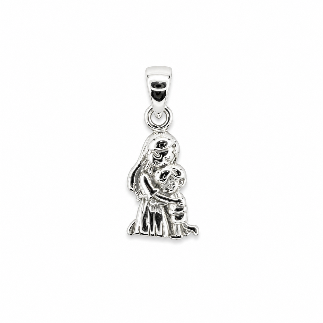 Colgante plata Mamá hijo