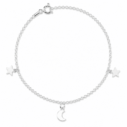 Pulsera Fina Chiches Luna Estrella