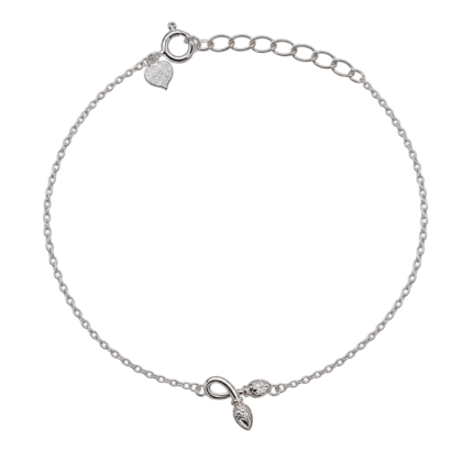 Pulsera Fina Circón Lazo