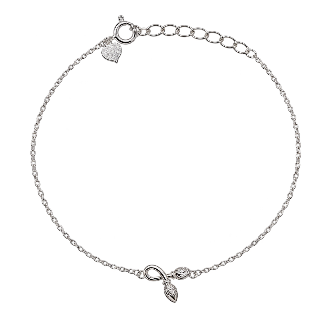 Pulsera Fina Circón Lazo
