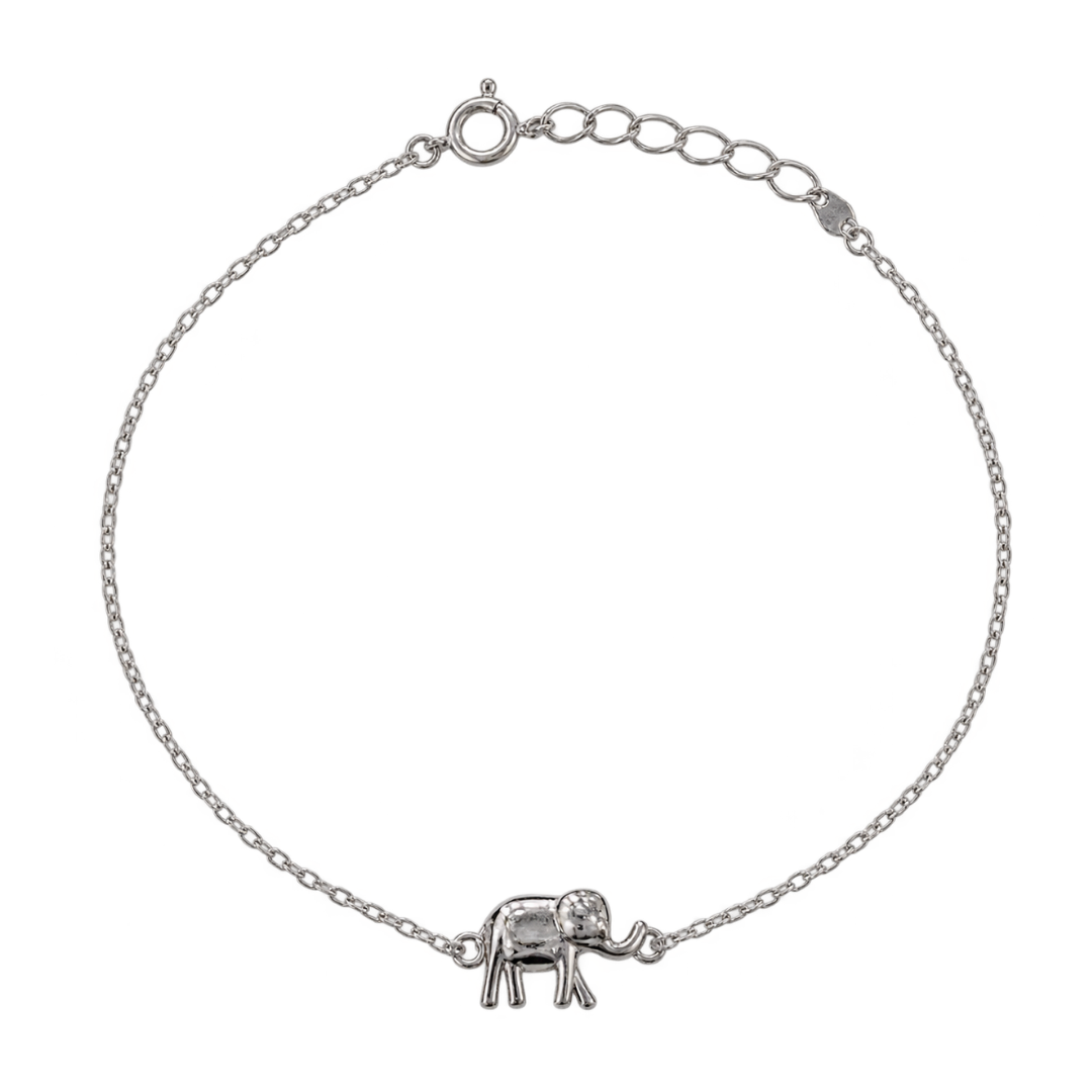Pulsera Fina Circón Elefante