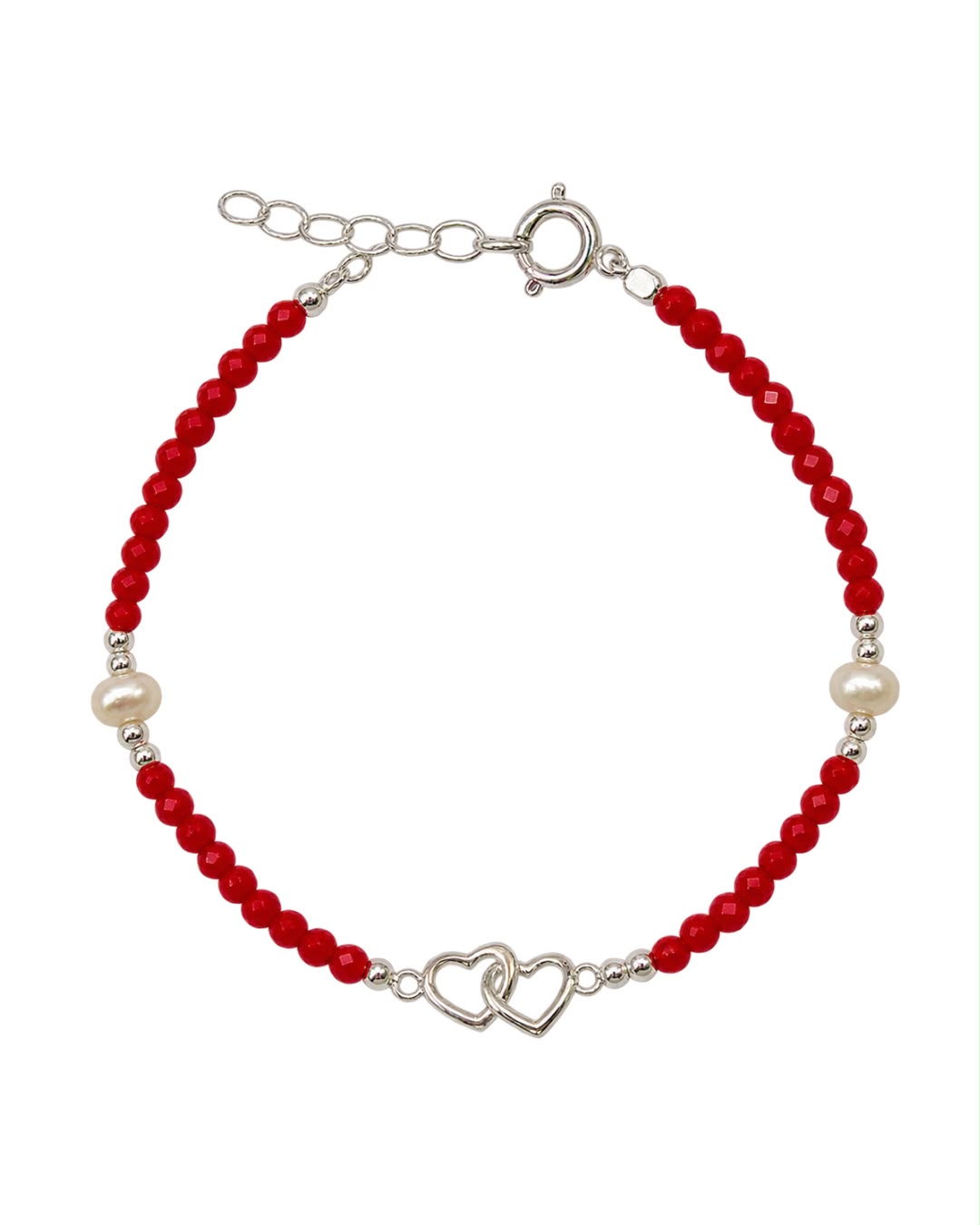 Pulsera Cristal Corazones