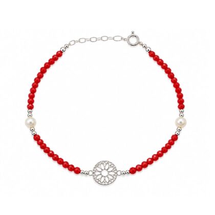 Pulsera Cristal Flor