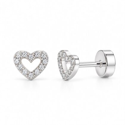Aros Tope Figura Corazón