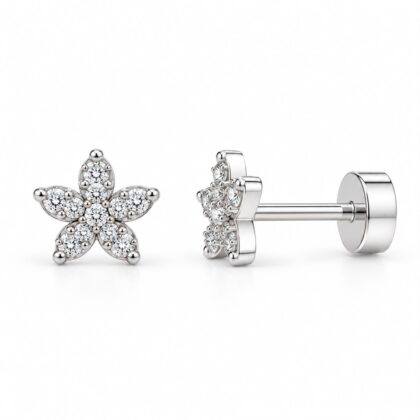 Aros Tope Flor